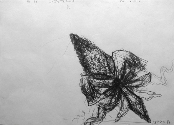 Kocherscheidt Kurt, Ohne Titel, 1984, 44 x 60 cm, Bleistift auf Papier, GalerieHeikeCurtze (2)