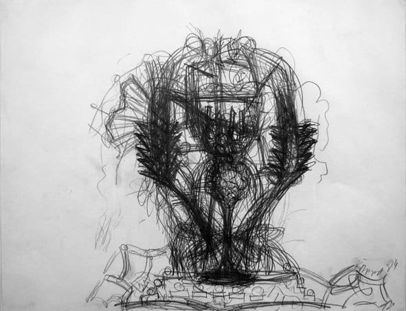 Kocherscheidt Kurt, Ohne Titel, 1984, 44 x 60 cm, Bleistift auf Papier, GalerieHeikeCurtze (3)