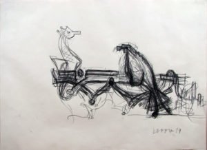 Kurt Kocherscheidt, Ohne Titel, 1984, Bleistift auf Papier, 44 x 60 cm, GalerieHeikeCurtze (4)