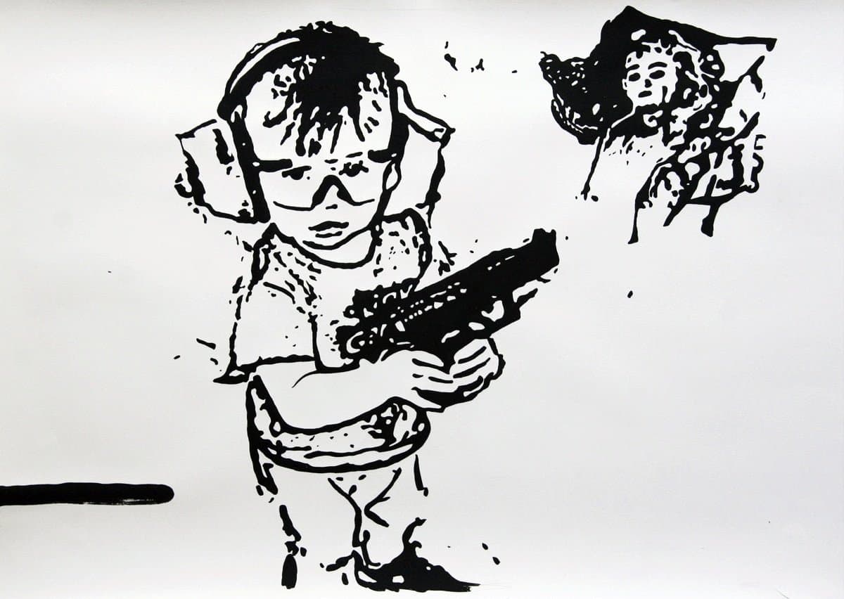 NINAKovacheva, CryingGameV, 2011, Acryl on Paper, 150x110cm, CourtesyGHC, CopyrightNINAKovacheva (5)