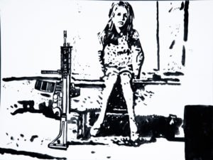 NINAKovacheva, The crying game, 2010, Acryl on Paper, 26x37cm, CourtesyGHC, CopyrightNINAKovacheva (1)