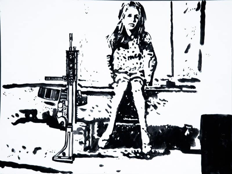 NINAKovacheva, The crying game, 2010, Acryl on Paper, 26x37cm, CourtesyGHC, CopyrightNINAKovacheva (1)