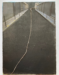 © Jean-Christophe Norman, Ulysses, a long way, 2012-2021, huile, encaustique et collage sur lin