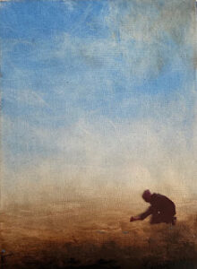© Jean-Christophe Norman, Ulysses, a long way (Brouhaha), 2012-2021, huile, encaustique et collage sur toile