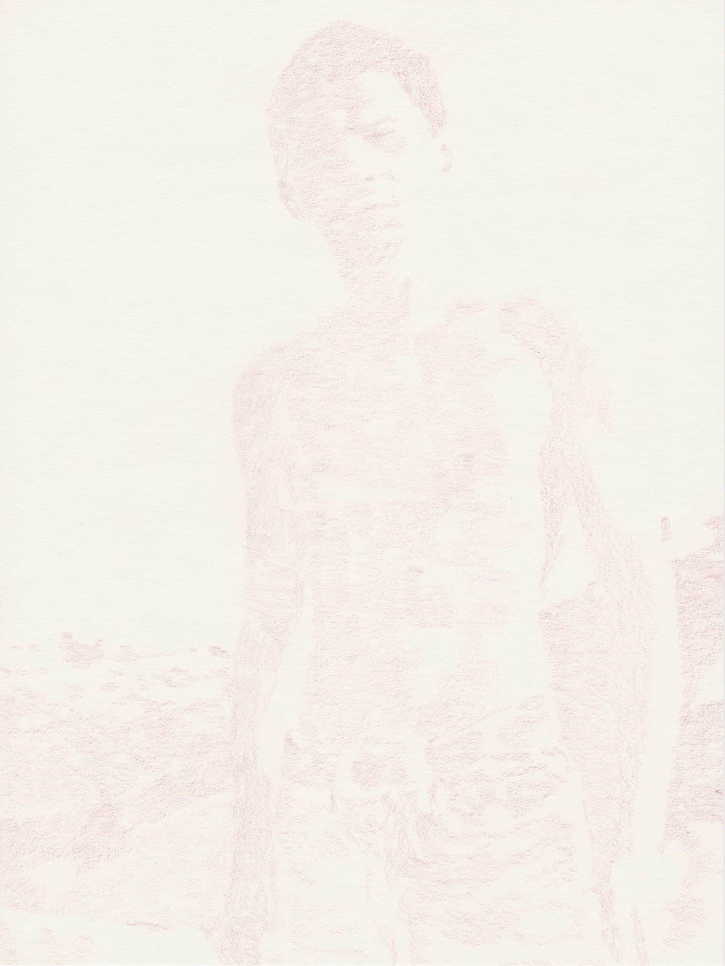 © Jean Crotti, Sans titre, 2012, crayon de couleur sur papier, 34×42 cm