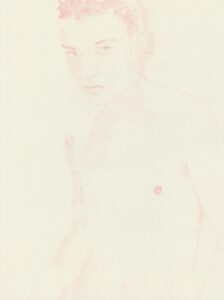 © Jean Crotti, Sans titre, 2012, crayon de couleur sur papier, 34×42 cm