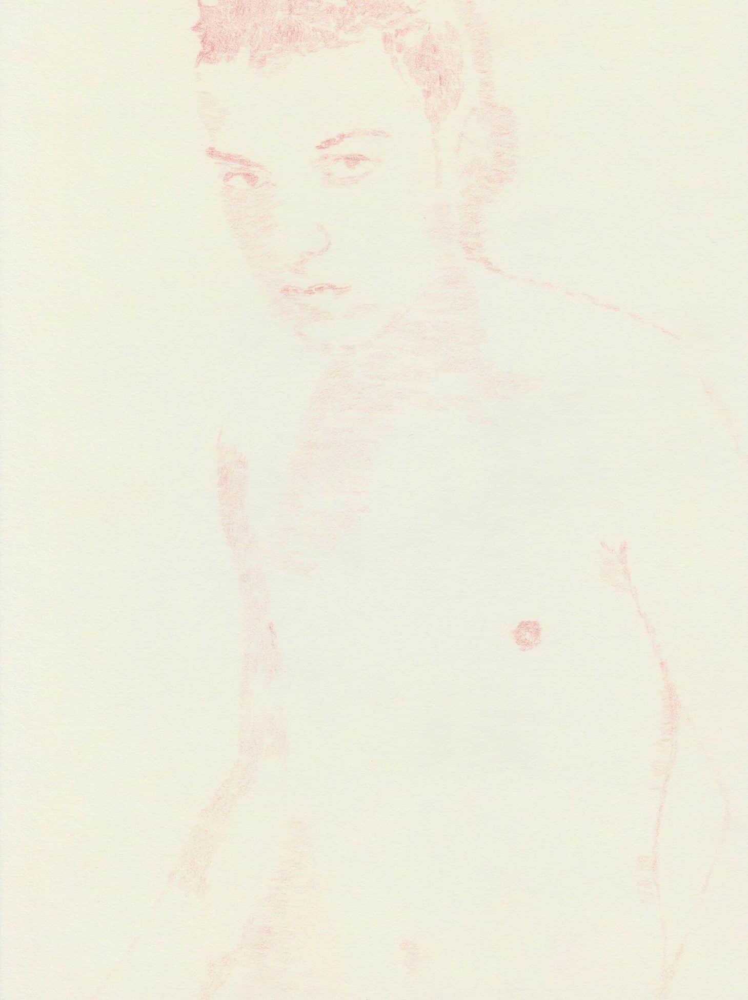 © Jean Crotti, Sans titre, 2012, crayon de couleur sur papier, 34×42 cm