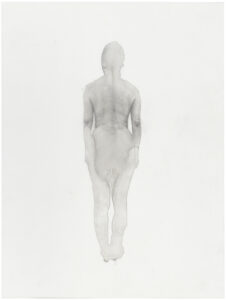 © Sophie Jodoin, la rupture, 2021, encre, gesso noir et graphite sur film polyester : ink, black gesso and graphite on polyester film, 30,5 x 22,9 cm