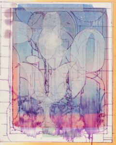 Claus Georg Stabe_Day_of_Dew_II_2021_ballpoint pen and collage on collotype on paper_65,5x52cm_courtesy REITER Leipzig � Berlin_© the artist
