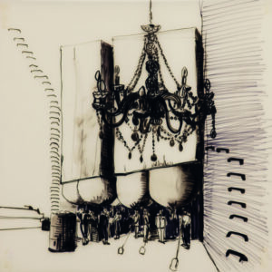 RAHMOUN Thilleli, Auca (R35), 2020, Technique mixte sur plaken, Mixed technic on plaken, 50 x 50 cm, courtesy artiste, ©Thilleli Rahmoun