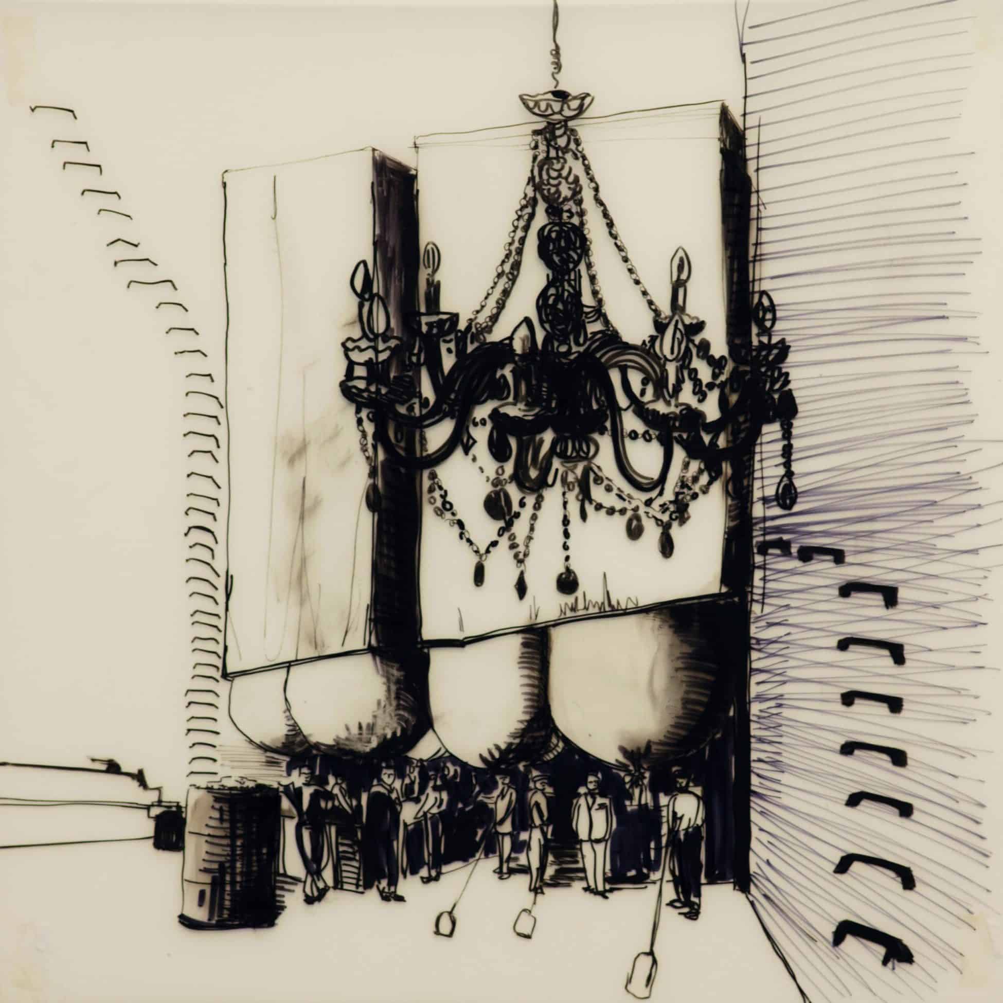 RAHMOUN Thilleli, Auca (R35), 2020, Technique mixte sur plaken, Mixed technic on plaken, 50 x 50 cm, courtesy artiste, ©Thilleli Rahmoun