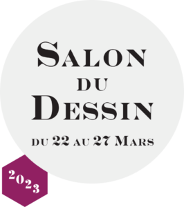 Logo-Salon-du-dessin-2023-FR-Decembre-Fond-Gris-Vectoriel